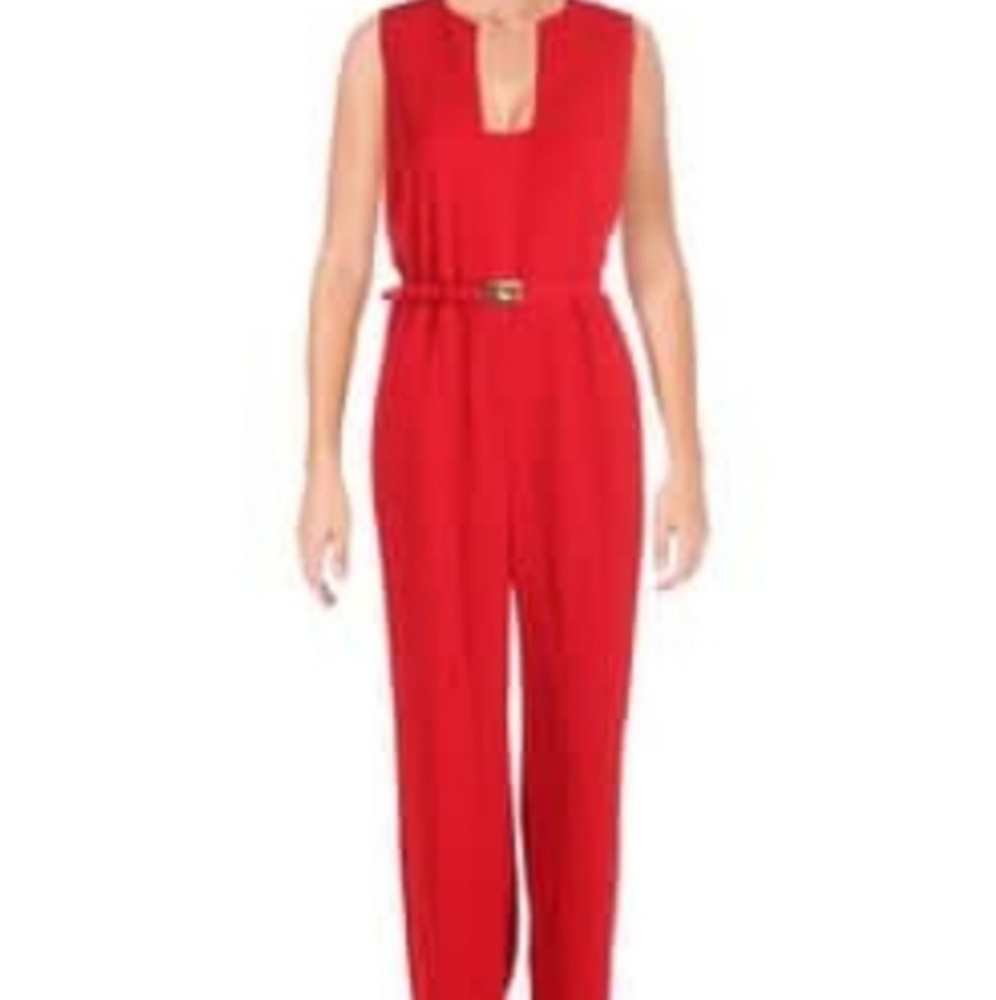 LAUREN Ralph Lauren Plus size Sleeveless jumpsuit